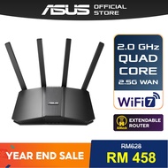 ASUS WiFi 7 Router RT-BE58U Dual Band BE3600 2.5G WAN 2.0GHz Quad Core CPU AiProtection Pro