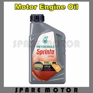 SPAREMOTOR 100% Local Original Petronas Sprinta F700 15W-50 Semi Synthetic F900 4T Motor Engine Oil Minyak Hitam (1L)
