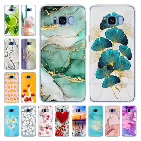 Silicon case For Samsung Galaxy S8 Plus Case Cover S8+ S8Plus Phone Soft tpu full Protective Case Fo