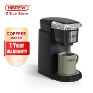 HiBREW Filter Coffee Machine Brewer for K-Cup capsule&amp; Ground Coffee, tea maker hot water dispenser Single Serve Coffee Maker