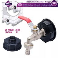Ibc Faucet Cover 1/2" 1"/ 1000 Liter Water Tank Cover Ibc Faucet Adapter Ibc Water Tower Cover Fauce