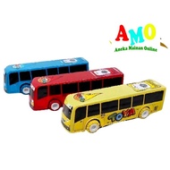 Educational Toys for Boys Mini Bus Car / Little Bus Car WJS 251 / Cute Unique Push Bus Car Toy Gift 