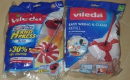 Vileda 微力達旋風桶地拖替換裝 Hand Press Easy Wring