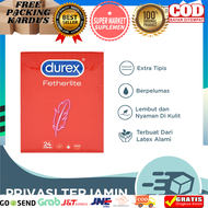 BISA COD/BAYAR DITEMPAT- Kondom Durex Fetherlite 24 Pcs - Kondom Tipis Sensasi Lebih Intim PROMO-ORI