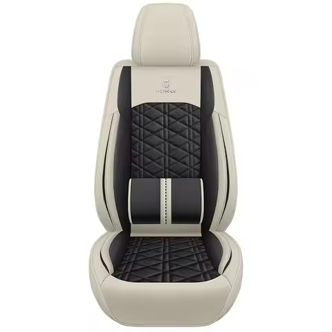 1 PCS Driver PU Leather Luxury Car Seat Covers For Mercedes ML W164 Audi A4 B6 Golf 5 gti Kia Sporta