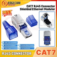 Cat7 RJ45 Connector Shielded Ethernet PlugRj45 Connectors Cat 7 Crystal Head 10G 8P8C Networking Mod