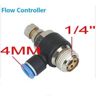 SL 4-02 Pneumatic Fitting 4mm To External Thread 1/ 4" inch