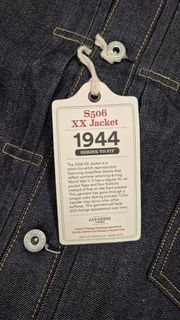 Levi's LVC S506XX 1944 Jacket  4鈕牛仔外套