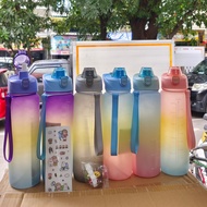 1 Liter Motivational Drinking Water Bottle