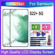 Original AMOLED For Samsung Galaxy S22+ S22 Plus 5G LCD Display Touch Screen With Frame Replacement