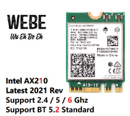 [SG Seller] Intel AX210 AX210NGW Latest Wifi 6E card 2.4Ghz 5Ghz 6Ghz A/G/N/AC/AX 802.11ac, 802.11ax (AX200 AX200NGW)