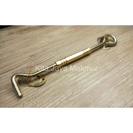 8" Window Retainer Wind Rights, Lamskar Window Hooks, Square Pattern, 6 Sides