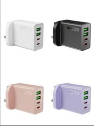 iSmartdigi 40w 4USB 快充插牆 
式充電器 IS-40W-2C