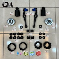30 ITEM COMPLETE SET FOR PERODUA KANCIL 660/850 - LOWER ARM/CROSSMEMBER BUSH/ABSORBER MOUNTING/COIL SPRING