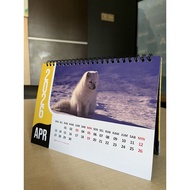 2026 Custom Desk Calendar – 6 Sheets 2 Sides Linen + Lamination Stand