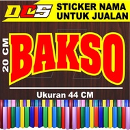 CUTTING STICKER MEATBALL WRITING STICKER DOUBLE LETTER WRITING STICKER STICKER FOR SALES NAME ON WHE