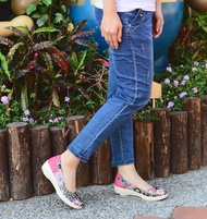 MIT 【輕量舒適女鞋-粉灰】極輕 均壓鞋墊 止滑鞋底 久走久站