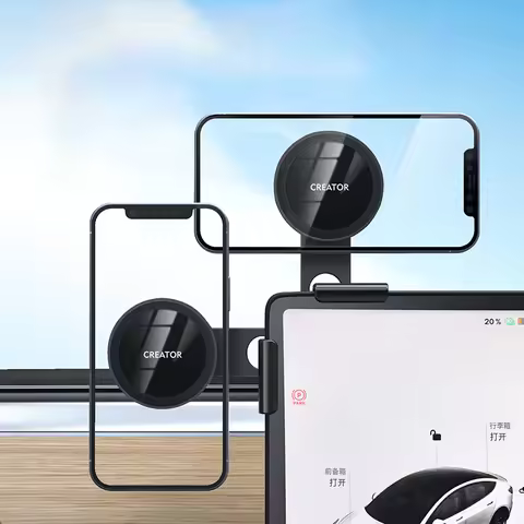 Magnetic Car Phone Holder for Tesla Model 3/Y/X/S for Magsafe IPhone 1514 13 12 Metal Expansion Brac