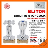 BLITON FULL BRASS stopcock stopcock shower stopcock valve stop valve shower valve doe stopcock stop valve shower