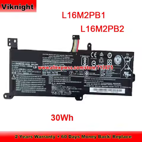 Genuine L16M2PB1 L16M2PB2 Battery 5B10M88058 for Lenovo 320-17IKB 320-15ast 80XK 320-15IKB V145-15AS