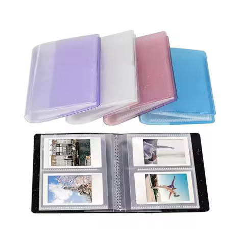 3 Inch Photo Paper Film Card Holder 64 Pockets Book Album for Fujifilm Instax Instax Mini 12 Liplay 