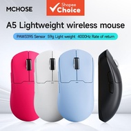 MCHOSE A5 V2 Ultra Wireless Mouse | PAW3395 Sensor | 4K Polling Rate | 60M Switches | Tri-Mode BT/2.