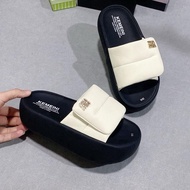 Women's Sandals with Large Velcro Straps D09 Convenient and Comfortable, 5cm Height Increasing Anti-