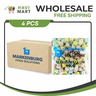 MARKENBURG REGULAR CONCENTRIC MARSHMALLOWS Candy Toppings 1KG (5 PCS PER BOX) HSHOP