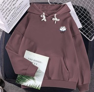 Hoodie Cloud Rain korean style jumbo L XL XXl terkeren 2022 bahan fleece tebal hoodie aesthetic warn