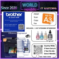Brother Wireless Printer MFC-T4500DW Refill Ink Tank A3 Print Scan Copy Fax Wifi BTD60bk BT5000C BT5