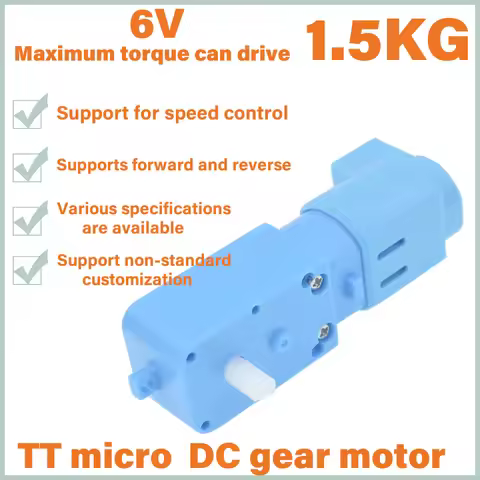 TT motor 6V 12V DC all-metal gear deceleration transmission dual-axis Hall with encoder deceleration