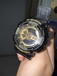 Casio G-Shock 黑金色 運動手錶