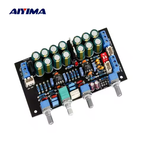AIYIMA Pre-amplifier Tone Board JRC5532 OP AMP Preamp Volume Tone Control DIY Speaker Amplifiers Sou