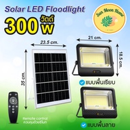 ไฟสปอร์ตไลท์ โซล่าเซลล์ LED Floodlight 300W 400W 500W 700W รุ่น TSM-300TSM-400TSM-500TSM-700