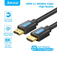 Jasoz 8K HDMI 2.1 Cable 8K 60Hz 4K 120Hz 48Gbps for PS5 PS4 Splitter Switch HDMI Audio Video Cable