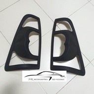 Isuzu d-max 2007 ถึง 2011 ครอบไฟหน้า ไฟท้าย สีดำด้าน งานไทย ตรงรุ่น