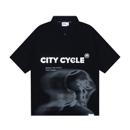 Áo thun polo nam nữ phông có cổ trẻ trung boxy Local Brand Chính Hãng City Cycle Áo Polo Wayfarer