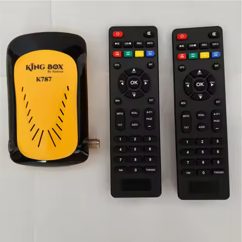 Original King Box K787 Forever Satellite TV Receiver Support Forever IKS Apollo5 PowerVU Biss Decode