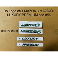 Mazda 3 PREMIUM LUXURY Embossed logo Set