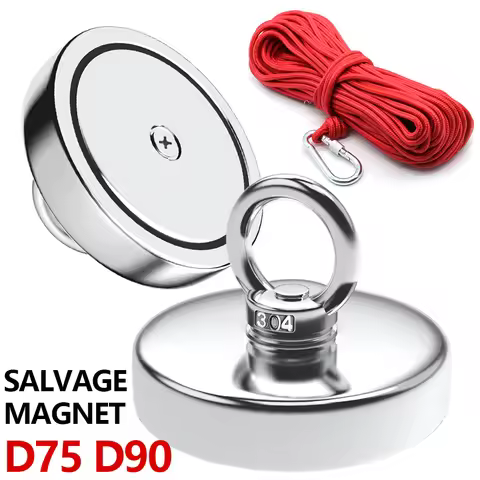 D16~D42mm N52 Heavy Duty Rare Earth Magnet Super Strong Neodymium Fishing Magnet with Countersunk Ho