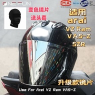 Wanhua Suitable for Ar ai VZ RAM VAS-Z SZR Tension Helmet Half Helmet Photochromic Lens Anti-Fog Sti