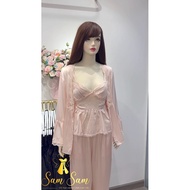 Guangzhou High-Quality Women's 3-Piece Two-Piece Home Wear Set