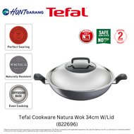 Tefal Cookware Natura Wok 34cm W/Lid (B22696)