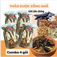 Combo of 4 packs of Herbal medicine for home steaming, disinfection, bathing to relieve bad luck, al