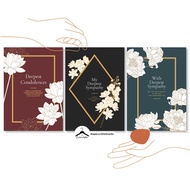 Condolences Greeting Card A6 10 x 15cm+Craft Envelope