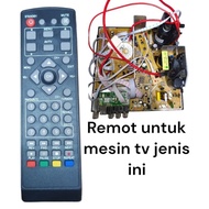 REMOT TV DIGITAL TUNER PISAH T2 tv China