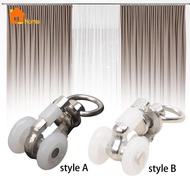 [Nanaaaa] 10x Curtain Track Gliders Silent Pulley Curtain Rail Track Pulley Sliding Glider