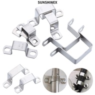 1SUNSHINEX6 Ohm Tube Card, Fastening Buckles M-shaped U-shaped Square Rectangle Horseback Hose Clamp