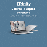 Dell Pro 14 SNSPC1425012 Laptop PC14250 Intel Core Ultra 7 รับประกันเครื่อง+แบต 3 ปี On-site