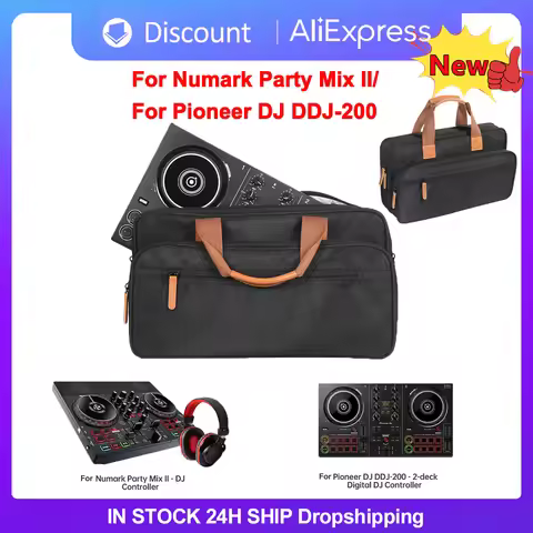EVA Hard Carrying Case For Pioneer DJ DDJ-200/Numark Party Mix II Portable DJ Controller Padded Stor